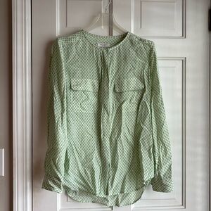 EUC Equipment silk blouse. Size S